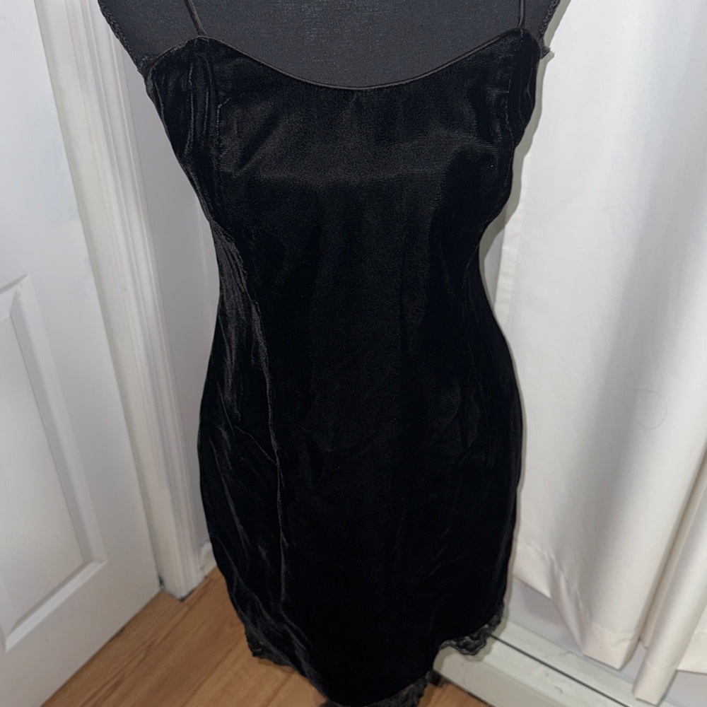 Roberta Bridal Sleek Black Mini Dress